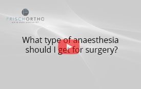What type of anaesthesia should I get for surgery?